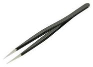 ESD TWEEZER, STRAIGHT/FLAT, 120MM