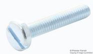 PAN HEAD SLOTTED SCREW, STEEL, M3.5