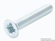 POZI CSK HEAD MACHINE SCREW, STEEL, M3