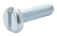 PAN HEAD SLOTTED SCREW, STEEL, M2.5