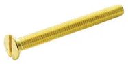 FLAT/CSK HEAD SLOTTED SCREW, STEEL, M2.5