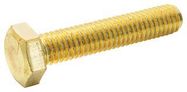 HEX HEAD SCREW, BRASS, M6, PK100