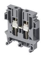 TERMINAL BLOCK, DIN RAIL, 2POS, 12AWG