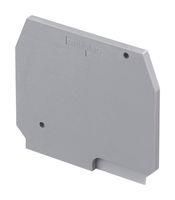 END PLATE, 2.8MM, GREY, TERMINAL BLOCK