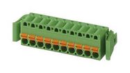 TERMINAL BLOCK, PLUGGABLE, 4POS, 12AWG