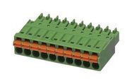 TERMINAL BLOCK, PLUGGABLE, 9POS, 16AWG