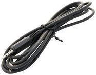 CABLE, 3.5MM 4P PLUG-FREE END, BLACK