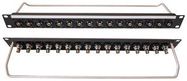 BNC PATCH PANEL, 16POS, 1U, M3 HOLE