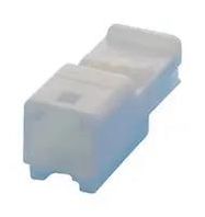 RCPT HOUSING, 8POS, PBT, NATURAL