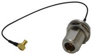 RF COAX, N JACK-MCX PLUG, 200MM