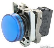 PILOT LIGHT, 22MM, BLUE, 240VAC