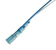 SOLDER SLEEVE, PVDF, 22AWG, BLUE