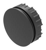 BLIND PLUG, 36MM DIA, PLASTIC, BLACK