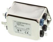 PWR LINE FILTER, 3 PH+NEUTRAL, 10A, 440V