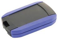 ENCLOSURE, HANDHELD, ABS, BLACK/BLUE