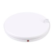 Rotating display stand Puluz with power socket 45 cm (white), Puluz