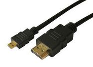 AUDIO CABLE, HDMI A-D PLUG, 1.5M, BLACK