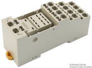 RELAY SOCKET, DIN RAIL, SCREWLESS CLAMP