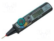 Digital multimeter; LCD; (3999); 2x/s; VAC: 4V,40V,400V,600V KYORITSU