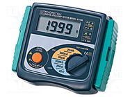 Meter: short circuit loop impedance; LCD; 3,5 digit (1999); IP54 KYORITSU