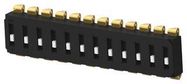 DIP SWITCH, 12POS, SPST, SLIDE, SMD