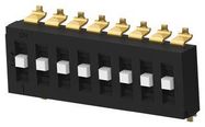 DIP SWITCH, 8POS, SP3T, SLIDE, SMD