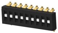 DIP SWITCH, 9POS, SP3T, SLIDE, SMD