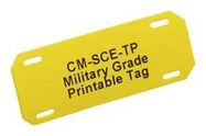 CABLE MARKER, PO, 12.7MM X 50.8MM, YEL