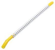 CABLE MARKER, POM, 6MM DIA, WHITE