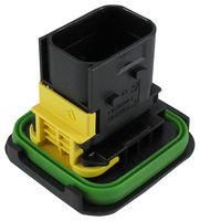 PLUG HOUSING, 7POS, GF PBT, BLACK