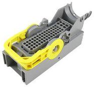 RCPT HOUSING, 62POS, GF PBT, GREY