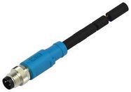 SENSOR CORD, 3P, M8 PLUG-FREE END, 1.5M