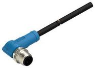 SENSOR CORD, 4P, M12 PLUG-FREE END, 1.5M