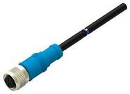 SENSOR CORD, 5P, M12 RCPT-FREE END, 1.5M