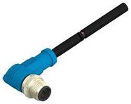 SENSOR CORD, 4P, M12 PLUG-FREE END, 5M