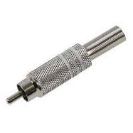 RCA Plug (Nickel/White)