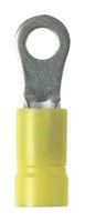 TERMINAL, RING TONGUE, #8, 12AWG, YELLOW