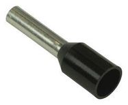 TERMINAL, WIRE FERRULE, 16AWG, BLK