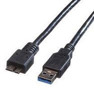 USB CABLE, 3.0 A-MICRO B PLUG, 2M, BLK