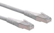 PATCH CORD, RJ45 PLUG, CAT6, 1M, GREY