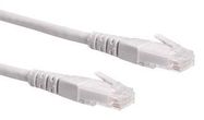 PATCH CORD, RJ45 PLUG, CAT6, 0.5M, GREY