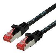 PATCH CORD, RJ45 PLUG, CAT6, 1M, BLACK