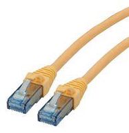 PATCH CORD, RJ45 PLUG, CAT6A, 2M, YELLOW