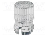 LED lens; round; transparent; 3mm KEYSTONE