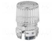 LED lens; round; transparent; 3mm KEYSTONE