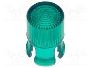 LED lens; round; green; 5mm KEYSTONE