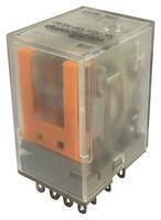 POWER RELAY, 24VDC, 5A, 4PDT, SOCKET