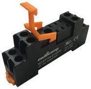 RELAY SOCKET, 300V, 10A, DIN RAIL