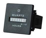 HOUR METER, 10-80VDC, SQUARE BEZEL