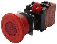 EMERGENCY STOP SW, SPST-NC, 110V, SCREW